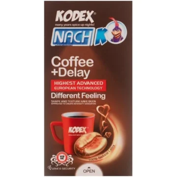 کاندوم ناچ کدکس مدل Coffee بسته ۱۲ عددی