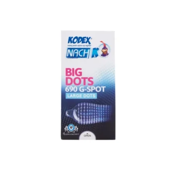 کاندوم ناچ کدکس مدل BIG DOTS بسته 10 عددی