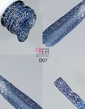 لاک ژل ناخن اسر (OSER) کد D7